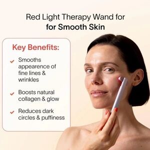 Evertone Red Light Therapy Infrawave Facial Wand - New in Box